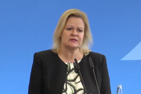 Video: Faeser bietet weitere Hilfe für Erdbebenregion an
