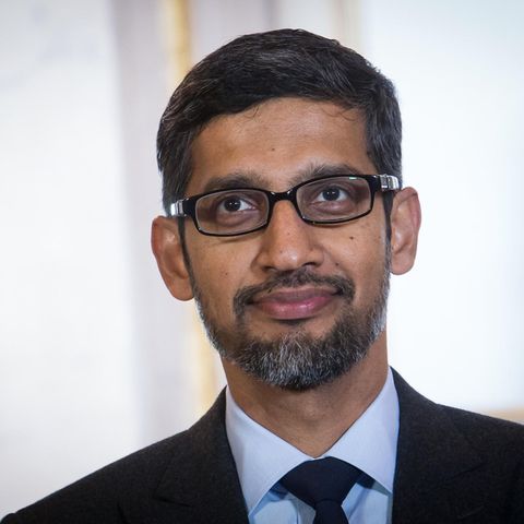 Google-CEO Sundar Pichai stellte einen eigenen Chatbot vor (Archivbild)