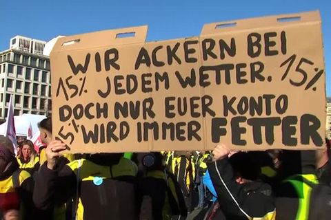 Video: Warnstreiks bei der Post gehen weiter