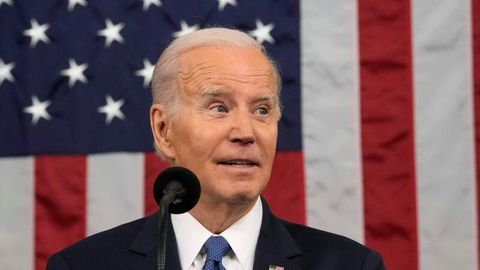 Joe Biden hält seine Rede zur Lage der Nation
