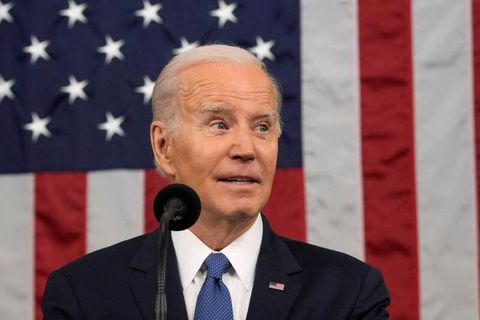 Joe Biden hält seine Rede zur Lage der Nation