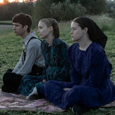 Vor der "Aussprache": Szene mit Ben Whishaw (v.l.), Rooney Mara und Claire Foy