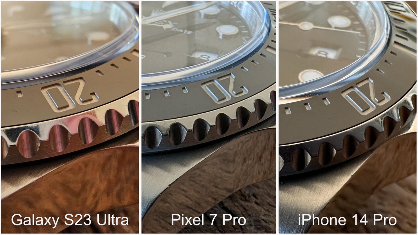 Samsung Galaxy S23 / iPhone 14 Pro / Pixel Pro 7 Vergleich Makro