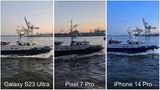 Samsung Galaxy S23 / iPhone 14 Pro / Pixel Pro 7 Vergleich Boot