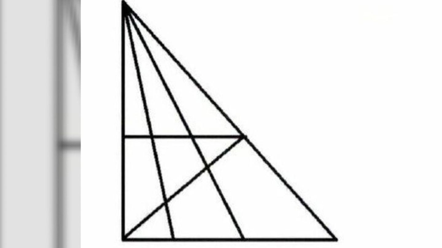 Kniffelige Frage: Rätsel: Wie viele Dreiecke sind hier zu sehen?