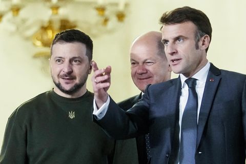 Selenskyj Scholz Macron