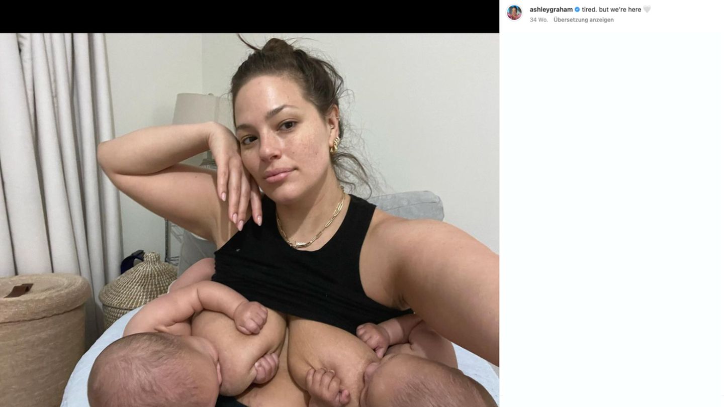 Vip News: Ashley Graham Justifies Decision To Stop Breastfeeding Twins