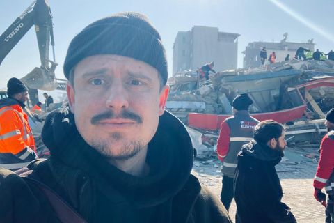 stern-Reporter Jonas Breng in Hatay