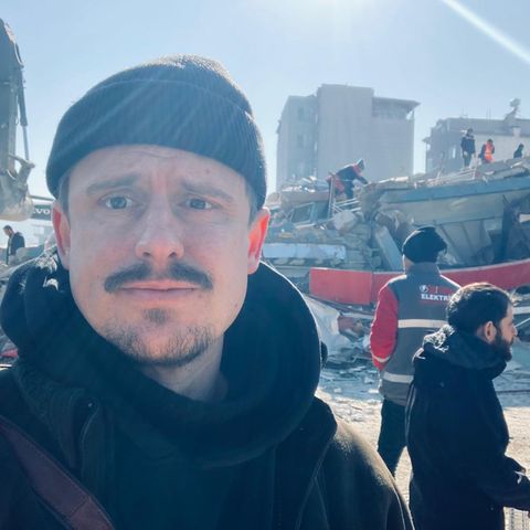 stern-Reporter Jonas Breng in Hatay