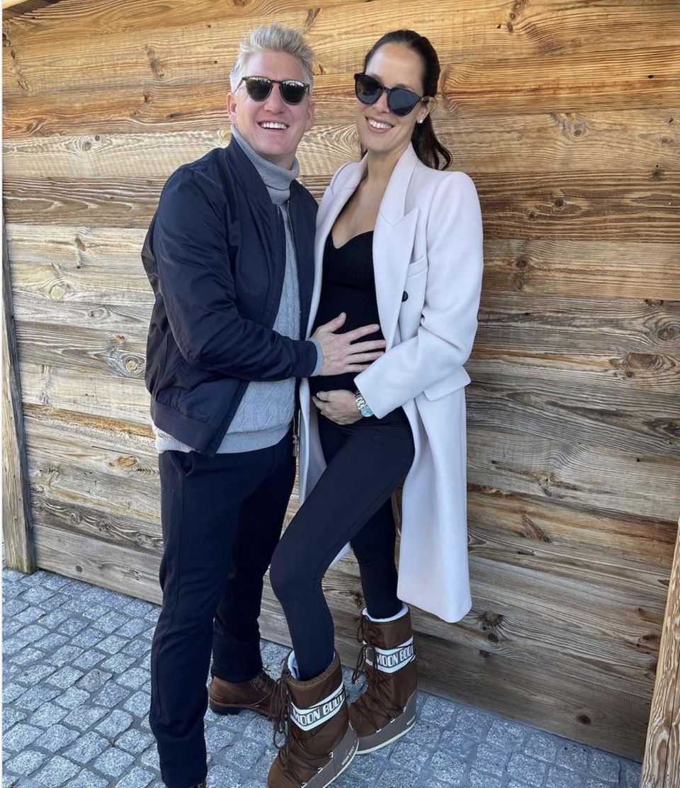 Freuen sich auf den Nachwuchs: Bastian Schweinsteiger und Ana Ivanović