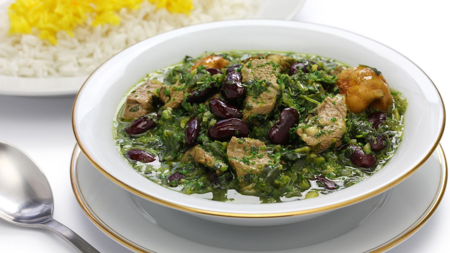 Platz acht: Ghormeh Sabzi aus dem Iran Ghormeh Sabzi aus dem Iran