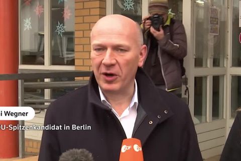Wahl in Berlin: CDU-Spitzenkandidat Wegner: "Ich glaub, Menschen wollen einen Wechsel in der Stadt"
