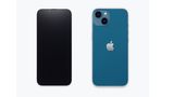 Zum Vergleich noch einmal der Vorgänger, das iPhone 13. Hier ließ sich nur die Vorderseite abnehmen. Sämtliche Technik im Innern steckt in diesem Bild in der Rückseite.