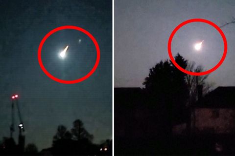 Ärmelkanal: Leuchtendes Spektakel: Meteor erhellt Himmel über Brighton