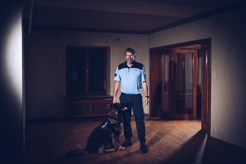 Jochen Gihr arbeitet schon seit 31 Jahren als Hundetrainer. Fünf Diensthunde hatte er in seiner Karriere schon