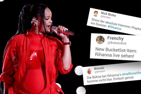 Super Bowl 57 – Rihannas Halbzeitshow: So reagieren Fans auf Twitter
