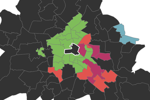 Wahlkarte Berlin