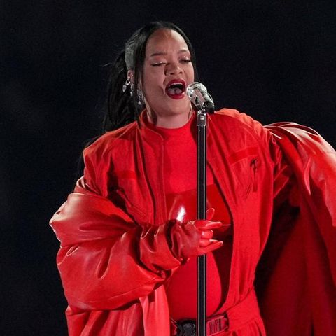 Rihanna bei ihrem Super Bowl Auftritt