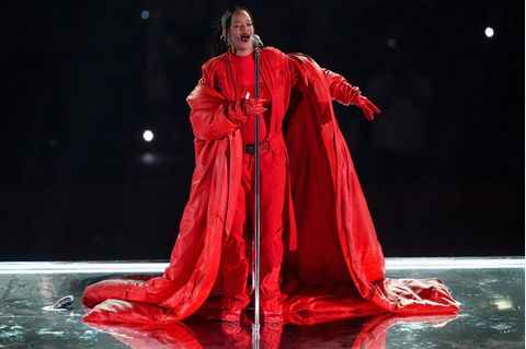 Rihanna bei ihrem Super Bowl Auftritt