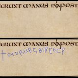 Schriftzug auf Seite 18 der MS. Selden Supra 30