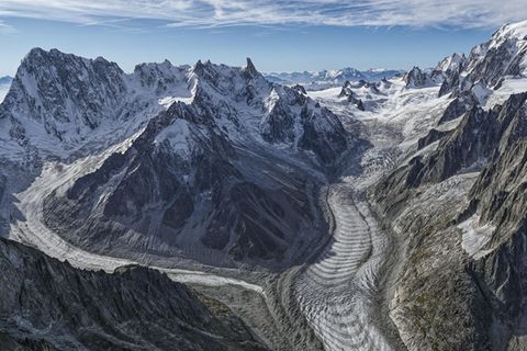Mer de Glace, Mont-Blanc-Massiv