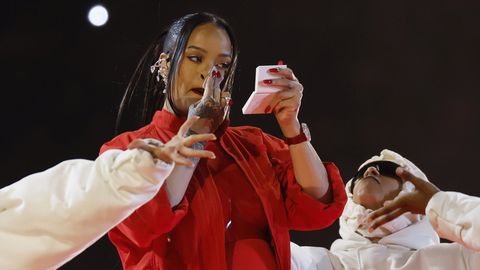 Rihanna beim Super Bowl