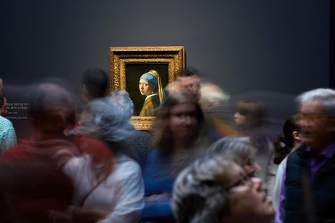 Einer der Höhepunkte der Johannes Vermeer-Schau im Rijksmuseum in Amsterdam: "Das Mädchen mit dem Perlenohrring" (um 1664–67)
