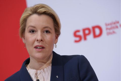 Berlins Regierende Bürgermeisterin Franziska Giffey (SPD)