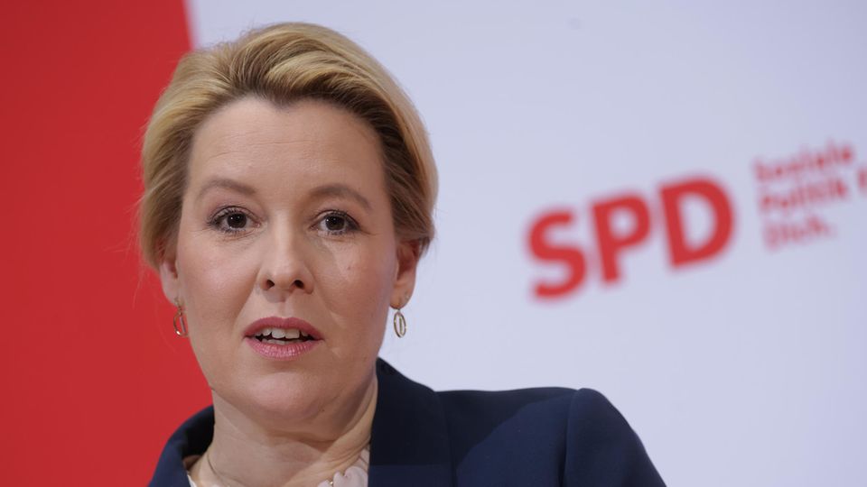 Berlins Regierende Bürgermeisterin Franziska Giffey (SPD)