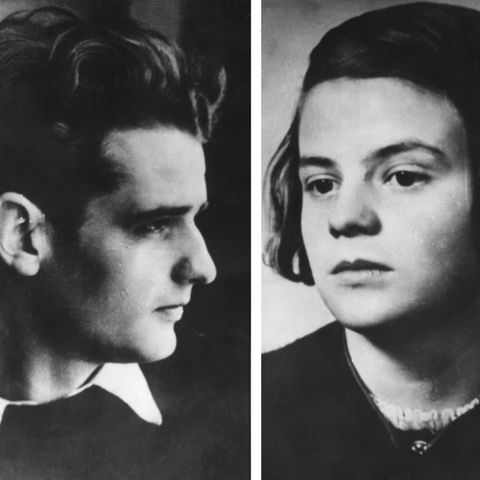 Hans und Sophie Scholl von der Weißen Rose