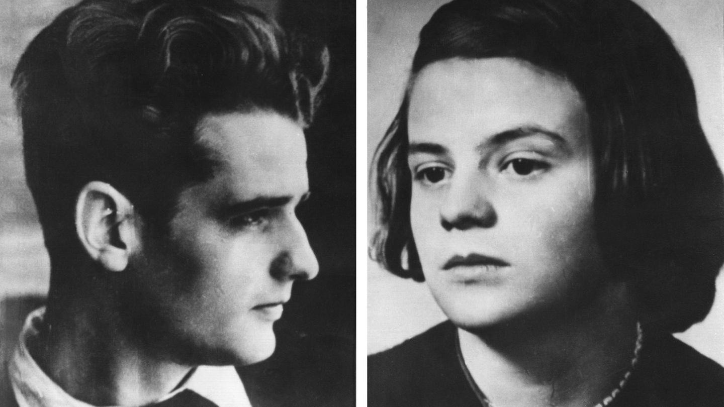 Hans und Sophie Scholl von der Weißen Rose