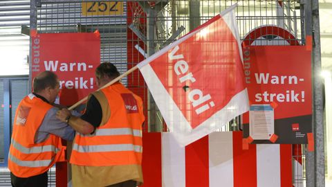 Verdi Warnstreik Flughafen