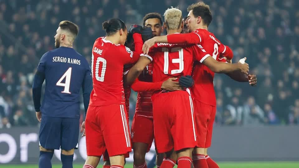 Video: FC Bayern siegt bei Paris Saint-Germain