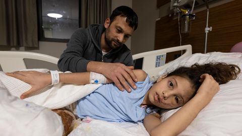 Erdbeben: Kind im Krankenhaus