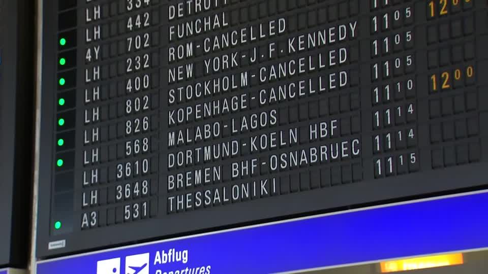 Video: Konzernweiter IT-Ausfall bei Lufthansa - Flugbetrieb gestört