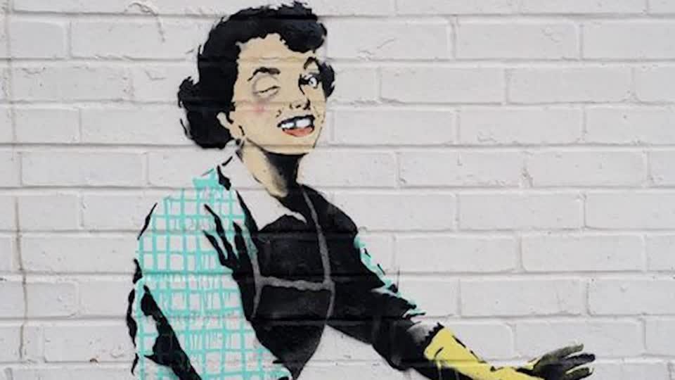 Video: Neuer Banksy am Valentinstag aufgetaucht