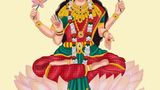 Illustration des Lotus-Sitz im Yoga
