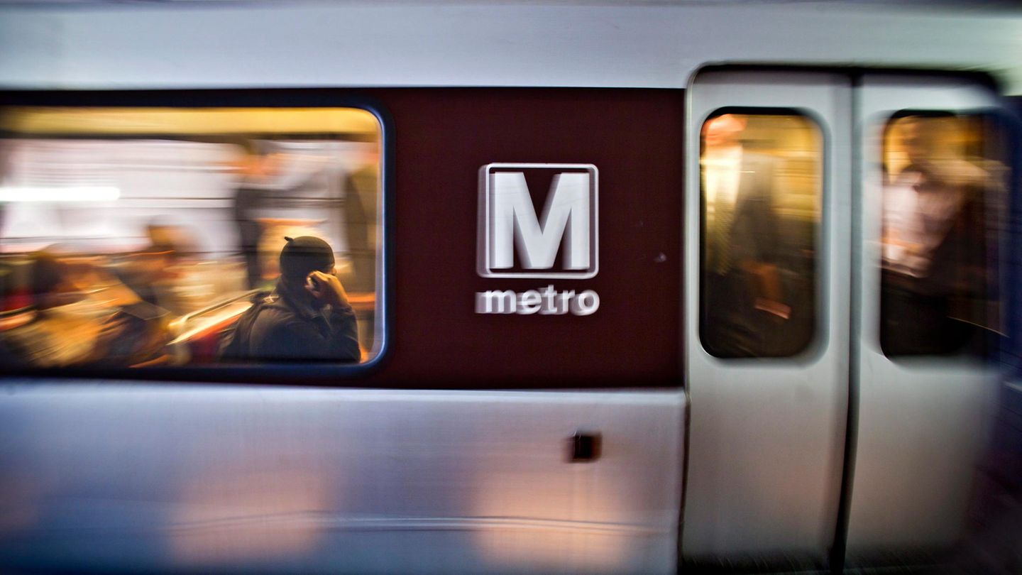Ein U-Bahn im US-Bundesstaat Virginia