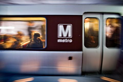 Ein U-Bahn im US-Bundesstaat Virginia