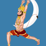 Illustration des tiefen Ausfallschritts im Yoga