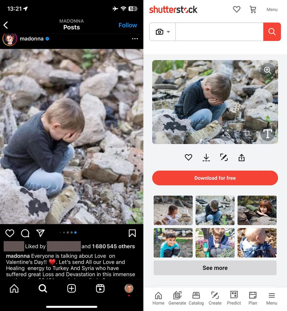 Erdbeben in der Türkei und Syrien: Das Foto des kleinen Jungen kann man bei einer Fotoagentur einfach kaufen. Es gibt dort sogar mehrere Perspektiven des Bildes. Das Foto des kleinen Jungen kann man bei einer Fotoagentur einfach kaufen. Es gibt dort sogar mehrere Perspektiven des Bildes.