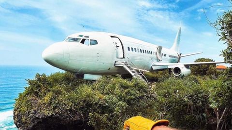 Bali: Boeing 737 wird zum Luxus-Hotel mit traumhaften Ausblick