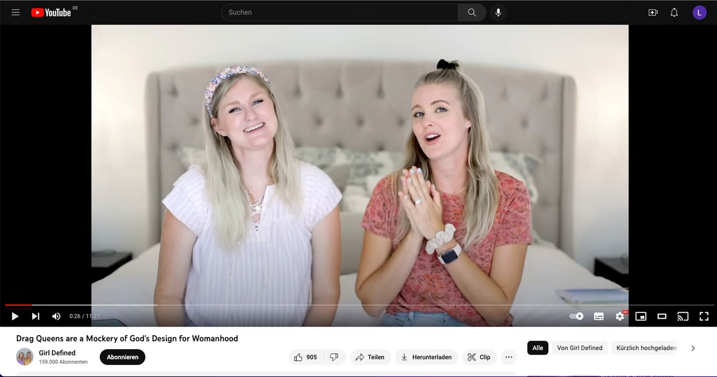 Christliche Fundamentalisten auf Youtube Christliche Fundamentalisten auf Youtube