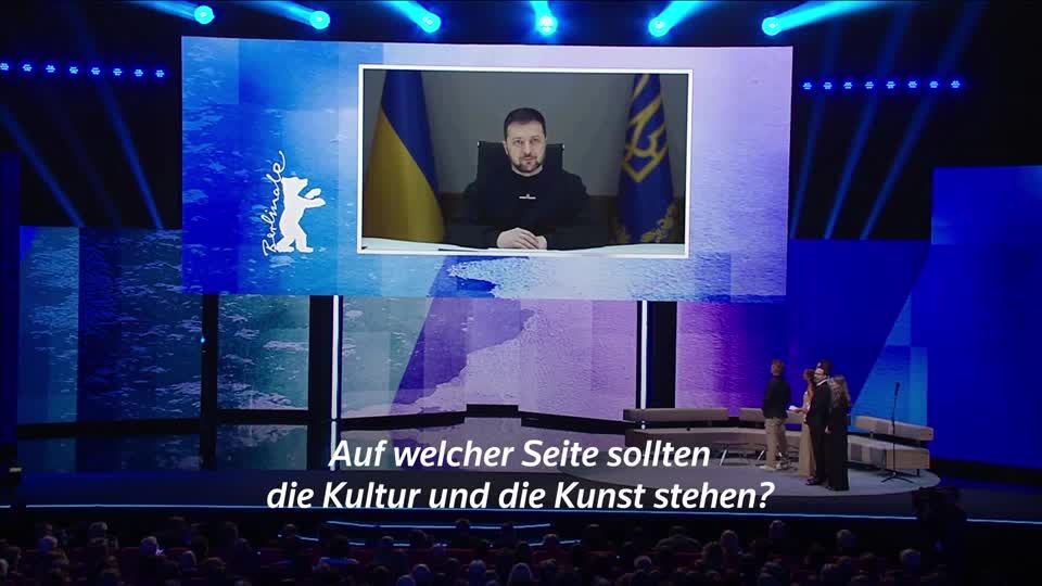 Video: Selenskyj bei Berlinale-Eröffnung: die Frage nach Kunst und Politik