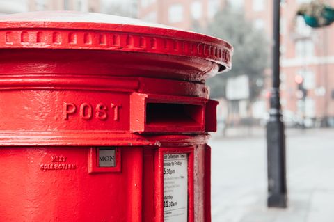 Briefkasten in England
