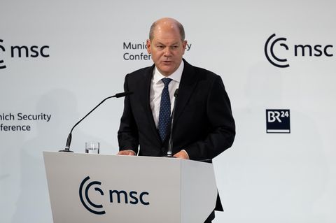 Münchner Sicherheitskonferenz: Die Rede von Bundeskanzler Olaf Scholz Bundeskanzler Olaf Scholz