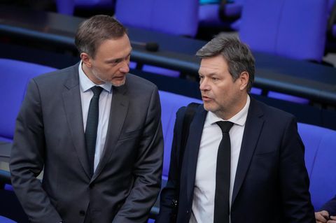 Christian Lindner und Robert Habeck