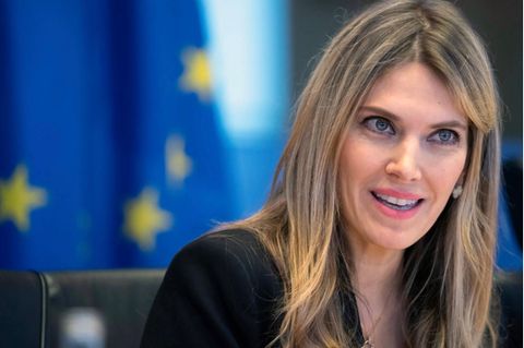 Eva Kaili spricht im EU-Parlament