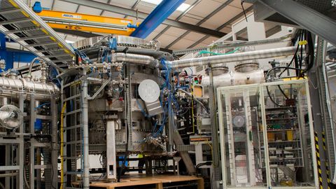 Die bestehende Anlage von Tokamak Energy