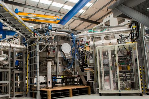 Die bestehende Anlage von Tokamak Energy